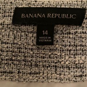 Banana Republic Tweed Jacket with Lining Size 14